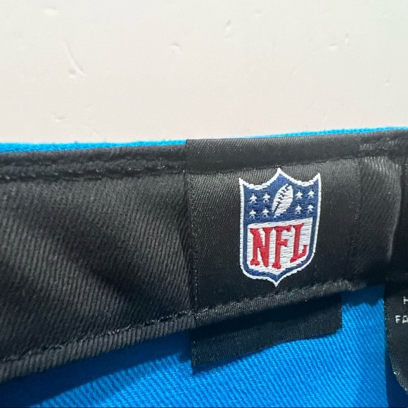 New Era, 59Fifty Fitted Hat, Carolina Panthers, Blue & Black - Picture 7 of 9